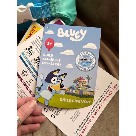 Bluey Child Life Vest - Picture 4 of 6